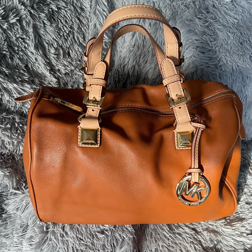 Michael Kors Pebble Leather Satchel